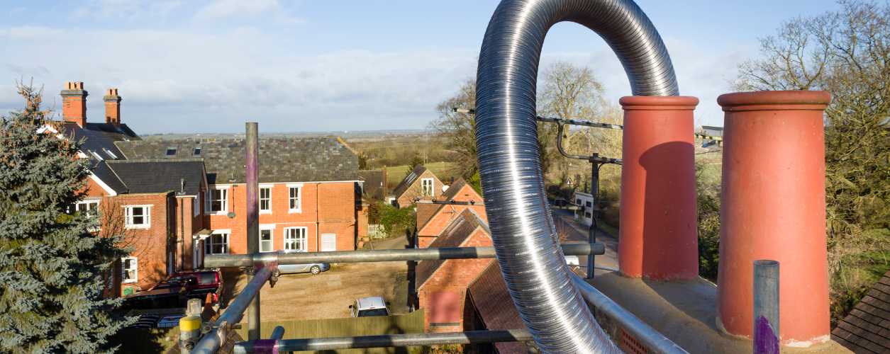 Fitting Chimney Liner